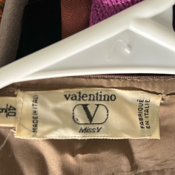 Vtg VALENTINO dress Brown - Picture 10 of 10